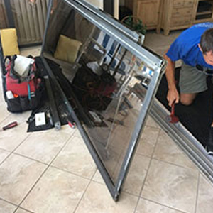 sliding glass door frame repair Florida Ridge